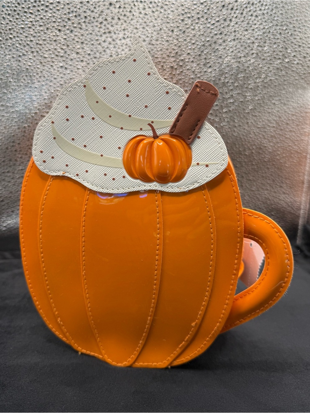 Bath & Body Works Orange Pumpkin Mug Purse